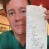 Stranger Pays Family’s Breakfast Bill and Writes Heartfelt Note Praising Dad